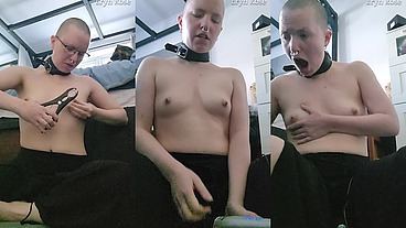 Private Moments - Submissive Nipple Pain Play Masturbation