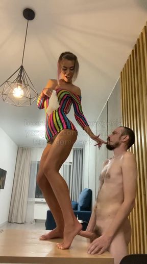 Dominatrix Evgenia - cock crush