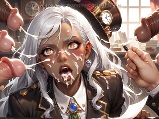 Sultry Ebony Conformity and Darkly Sweet Office Domination!