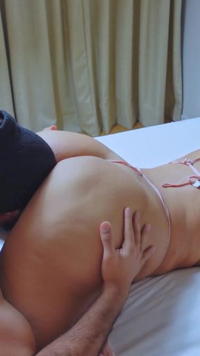 Iconic moment from "Thick Latina Cheats With Stepson. MILF Lover"