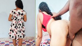 Hot 18 year old stepsister lets me touch her tits and then give me a nice blowjob and then fuck her pussy