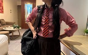 College Se Aate He Horny Girlfriend Ke Sath Rough Doggy Style Sex Kiya