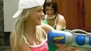 "Teen Lesbians Unleashed - Group-Sex Party Outdoor Orgy"