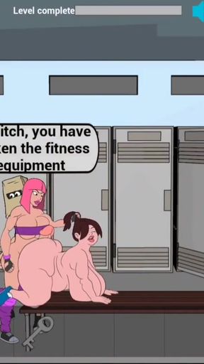 Memorable moment from "FuckerMan series - Time to exercise with sex in the sex gym"