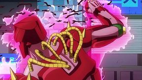Jojo Anime Chick Rides Dick Hard In Hot Hentai Sex Scene