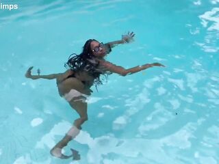 Pool Stud got favourable with a worthwhile butt butt freak-Bella Cumms