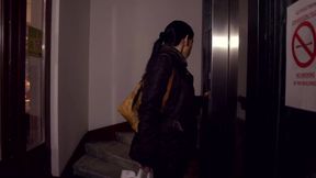 Hot Slut Double Penetrated in Kitchen and Living Room