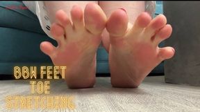 BBW Feet Toe Stretching 1080p