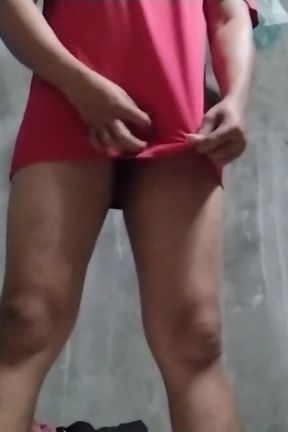 Young Man Gives Himself a Blowjob in His Room