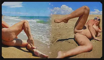 Beach Anal Adventure with a Mature Star