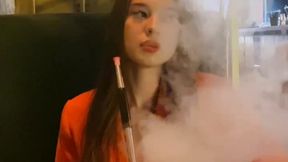 Trying hookah for the first time 💨