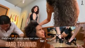 Ms Eduarda Leal with friends discipline slut slave with hard training - Part 1 (720 EN-sub)