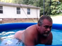 Naked Pool Dad