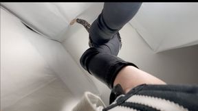 A Giantess Shoejob with Adidas Campus Sneakers - Cock Trampling, Shoejob, CBT and Giantess and Upskirt - POV Views - Tramplegirl uses her well worn sneakers and let him explode on her shoes - !! Cockview only !! HD