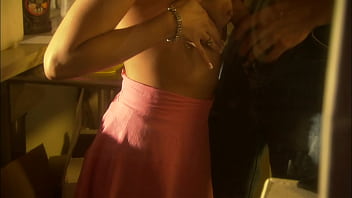 He jizzes all over her mouth, and some even gets in her hair, so she savors the taste as...