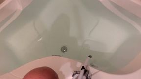 New White Snorkel and Mask underwater masturbation--another Bathtub Chronicles