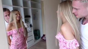 Jealous Stepbro Smashed Stepsis Wet Pussy Choked Deep Throat Cum Gush