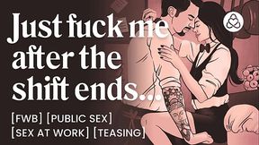 ASMR Audio Porn: Secret Coworker FWB Sex After Closing &ndash_ Public Fuck &amp_ Sex at Work &ndash_ Erotic Audio Roleplay for Women