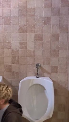 You Won't Believe What These Two Horny Twinks Did in a Public Park Bathroom.Caught on Camera!   Clip 1