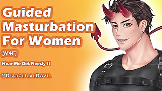 Needy Ramblefap and Jerk Off Instructions Guided Onanism for Femmes (Masculine Audio) -- Hellish D3vil