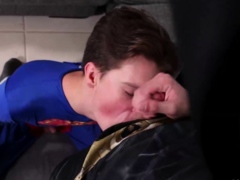 Hot Gay Twink Swallows Huge Dick