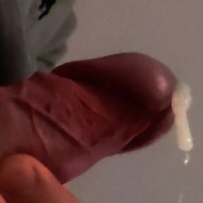 Milking My Cock with a Ring on My Balls