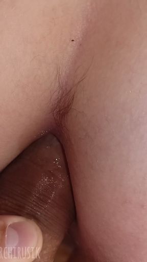 Twink fucked to cum without a condom !   Clip 1
