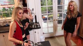 Two tough bitches are mean to roommates