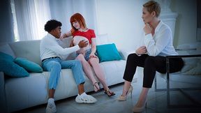 Horny StepMom She Rams Her Naughty StepDaughter and Seductive StepSister, Fucking Them Hard