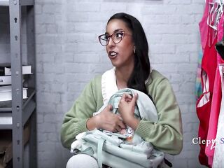 Black Nerd Student Caught Stealing Impure Books - Claire Ebony, Ryan Mclane