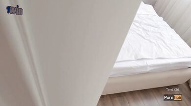 I spied on my stepsister for a long time, but she was not against it and set her pussy up to fuck