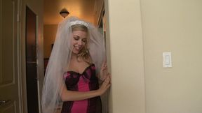 nicole ray cums hard on her husband cock after they just get married!