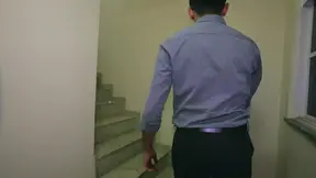 Boss's secretary gets a reaming on the desk during overtime.