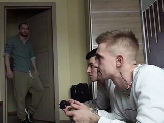 Taut gamers butts for hard stepdads weenie