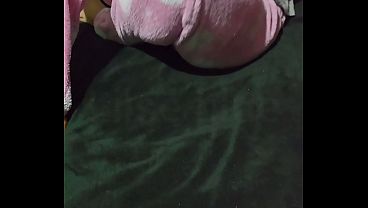 Amateur Latina roommate gives a blowjob and shows off perfect tits in
