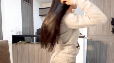 Big Ass Latina Stepsis Tight Pussy Destroyed Gushing Orgasm Doggy