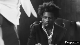 Deeper. Domme Valentina Nappi shares her submissive Gal Ritchie with Shopgirl Chanel Camryn in Intense Foursome