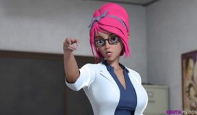 sexy teacher teach students how to fuck - 3d hentai school sex