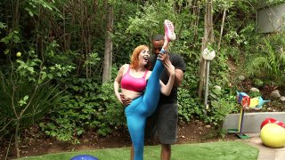 Brunette Babe Melissa Moore Takes a Pussy Pounding from a Hung Black Stud