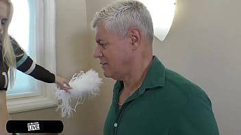 Ellie Moans As Porno Dan Takes Her Tight Asshole For The First Time!