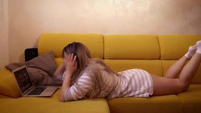 I caught my stepsister watching porn DadaDeville Anal Plug Multiple Orgasm Amateur Milf Fart Hot Sex