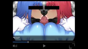 Assistindo alguns videos estranhos no computador - NTR police: Ruri &amp_ Sakura - Parte 11