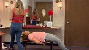 Miss Caroline's Human Bench