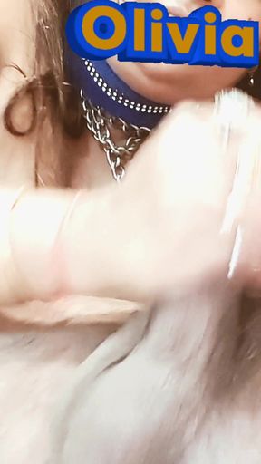 Indian Bhabhi Slave Olivia Long Hair Deep throat Blowjob Face Fuck with Exploding Cumshot with Cum on Mouth and Facial&hellip;   Clip 2