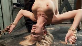 ”Tiny blonde suck big cock to gimp”