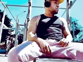 Hawt, manly heterosexual dude does homo porn without necessity