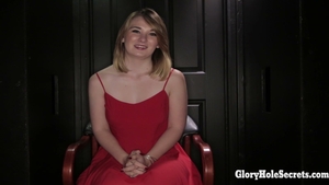 Gloryhole Secrets: Cute Girl Next Door Sucks Off Strangers