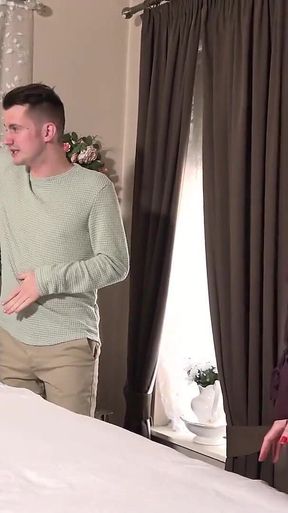 AuntJudy'sXXX - Busty Mature Redhead Melanie Seduces Her Interior Designer