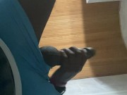 KATO FAT LONG COCK HANGING AND CUMSHOT WHO WANNA TASTE AND RIDE IT?