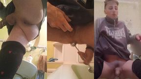 a large, sagging, fleshy sphincter is suctioned to the floor